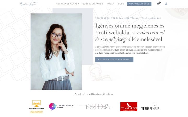 Screenshot di bekekitti.hu