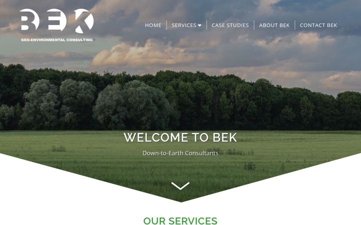 Screenshot of bekenviro.co.uk