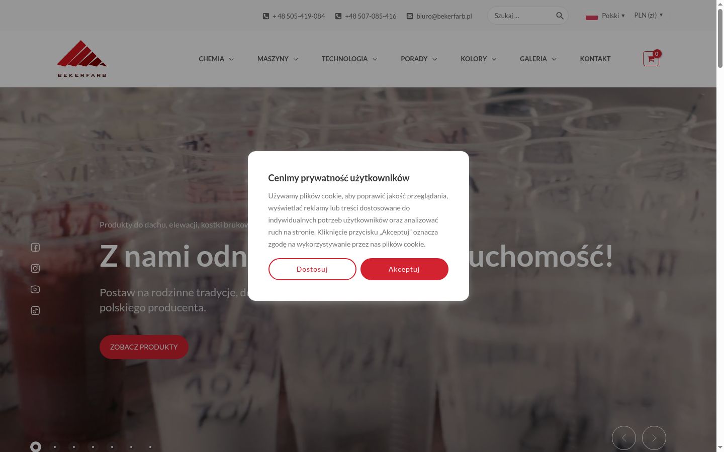 Capture d'écran de la bannière de consentement affichée avant toute interaction