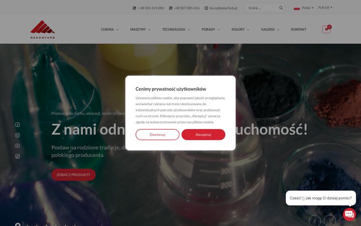 Screenshot of bekerfarb.pl