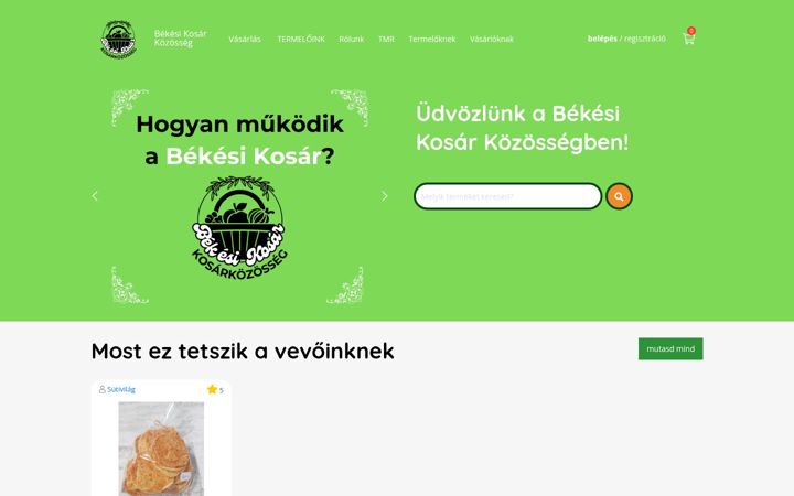 Screenshot di bekesikosar.hu