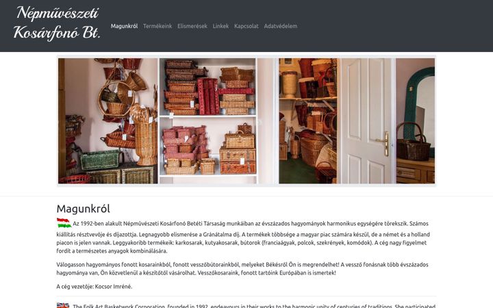 Screenshot of bekeskosar.hu