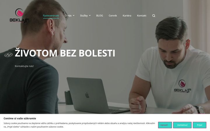 Zrzut ekranu beklajf.sk