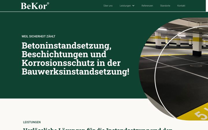 Screenshot von bekor.net