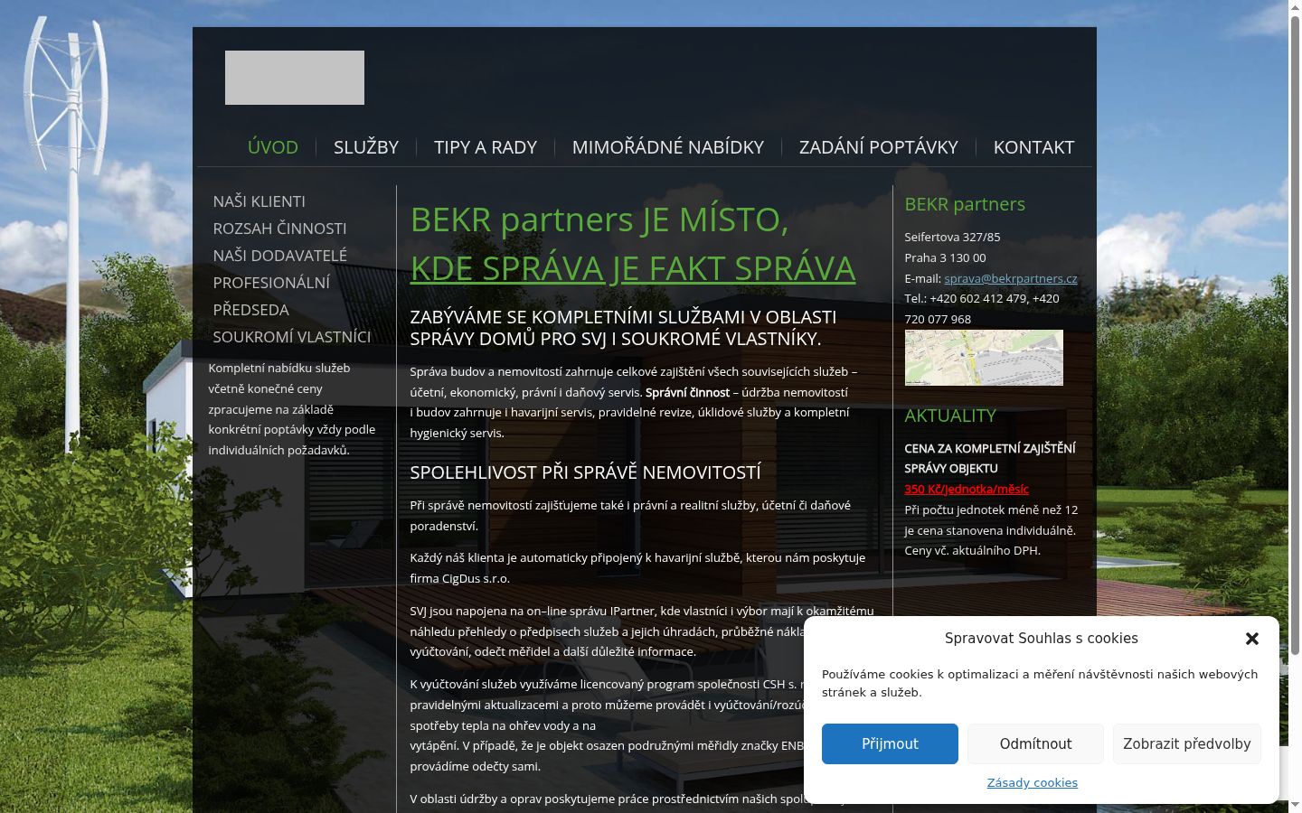 Screenshot tal-banner tal-kunsens muri qabel kwalunkwe interazzjoni
