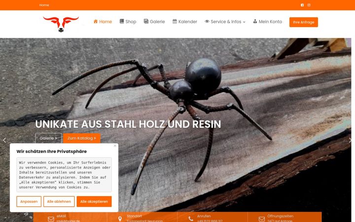Képernyőkép: bekter.de