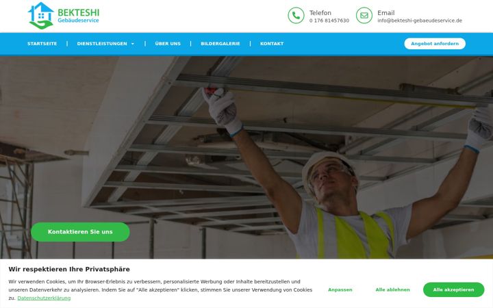 Képernyőkép: bekteshi-gebaeudeservice.de