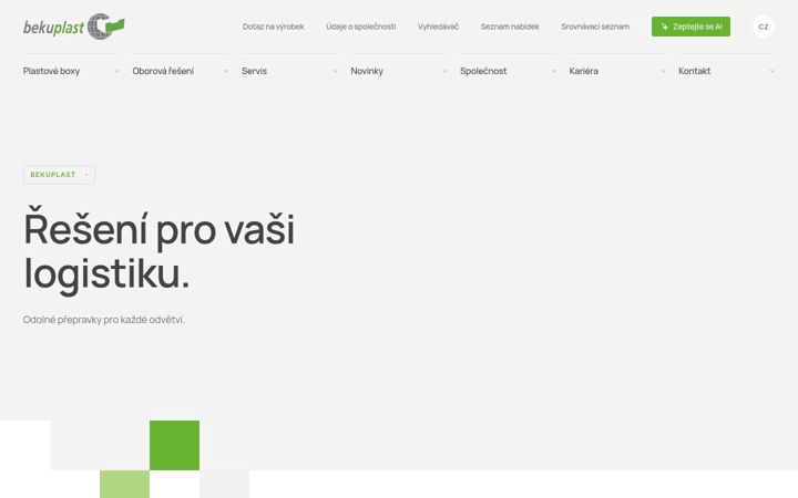 Screenshot ta' bekuplast.cz