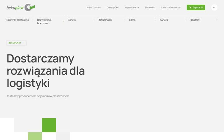 Screenshot of bekuplast.pl