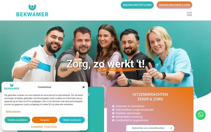 Képernyőkép: bekwamer.nl