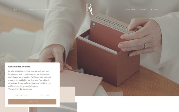 Screenshot of bel-atelier.com