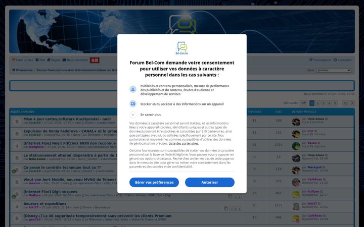 Zrzut ekranu bel-com.be