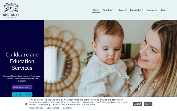 Screenshot of bel-roseinternational.com