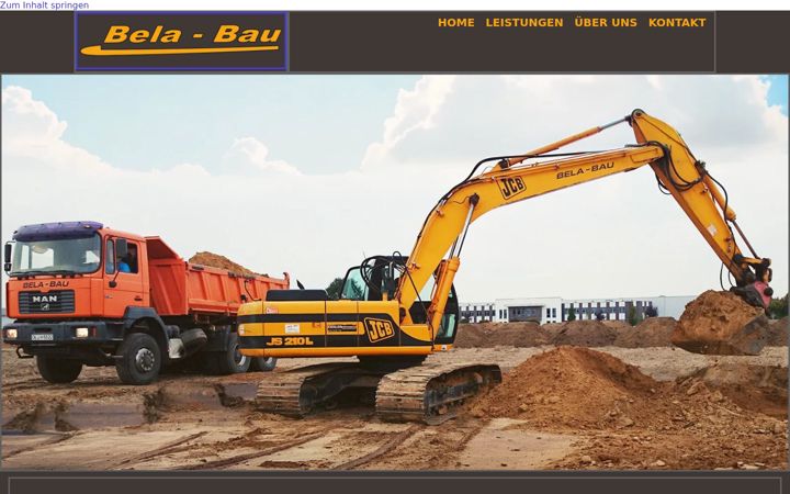 Screenshot of bela-bau.de