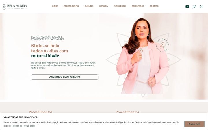 Screenshot of belaaldeia.com.br