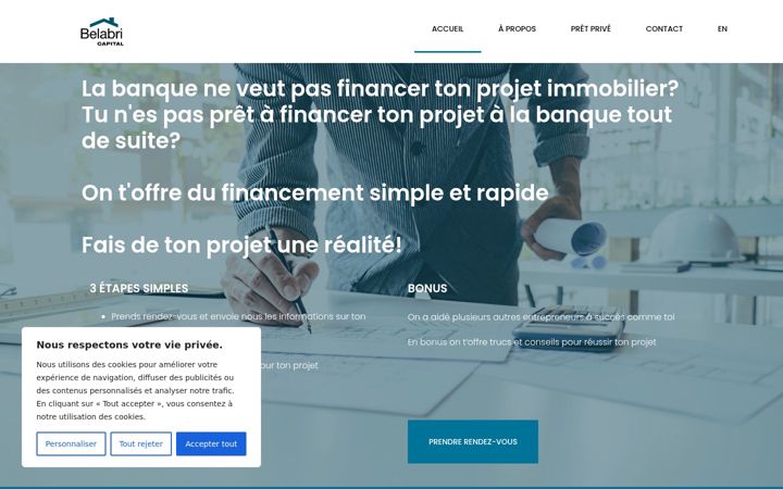 Screenshot of belabri.ca