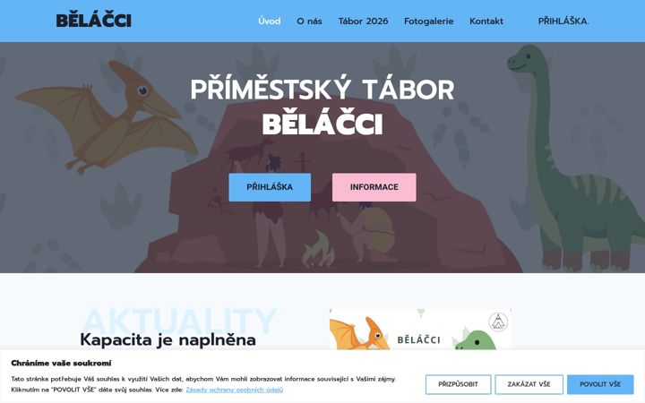 Screenshot ta' belacci.cz