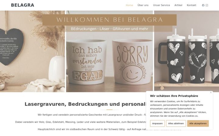 Screenshot of belagra.de