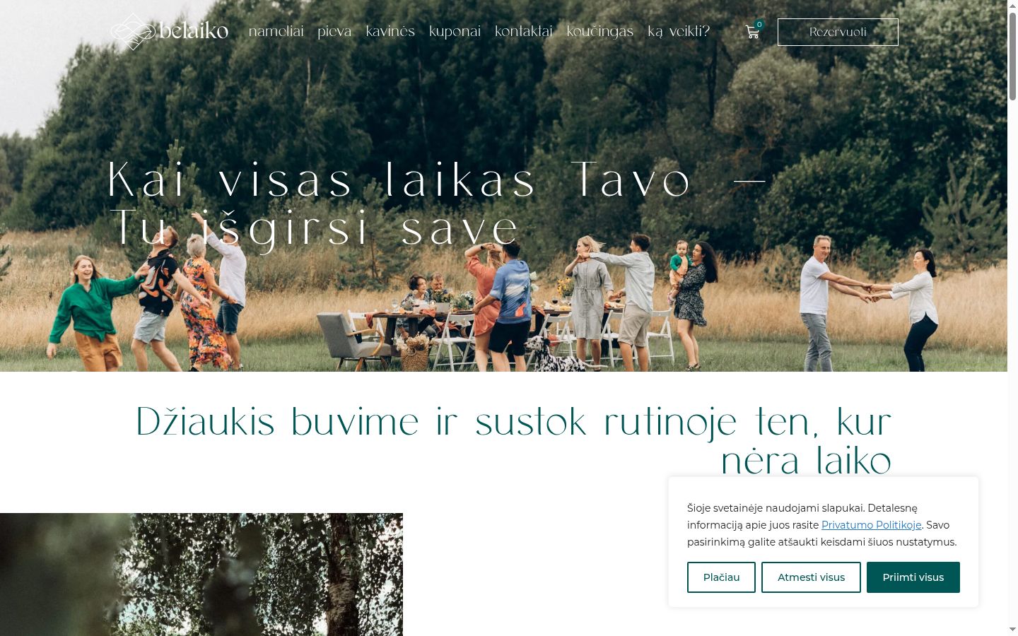 Screenshot tal-banner tal-kunsens muri qabel kwalunkwe interazzjoni