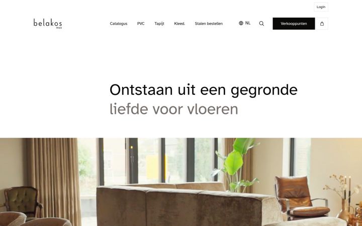Screenshot of belakos.nl