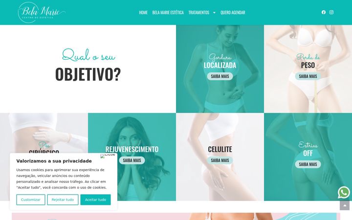 Screenshot of belamarie.com.br