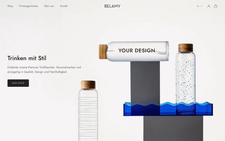 Screenshot of belamy.de