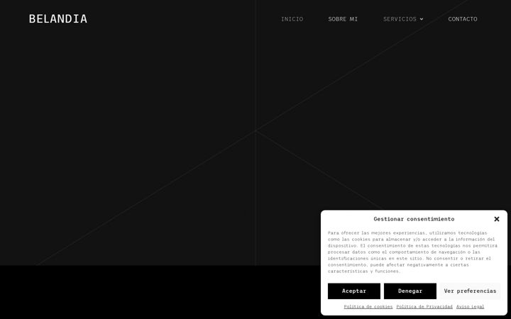 Screenshot of belandia.es