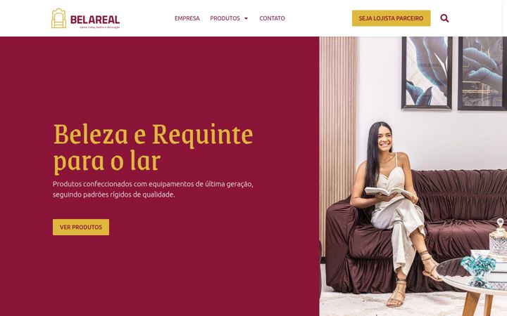 Screenshot of belareal.com.br