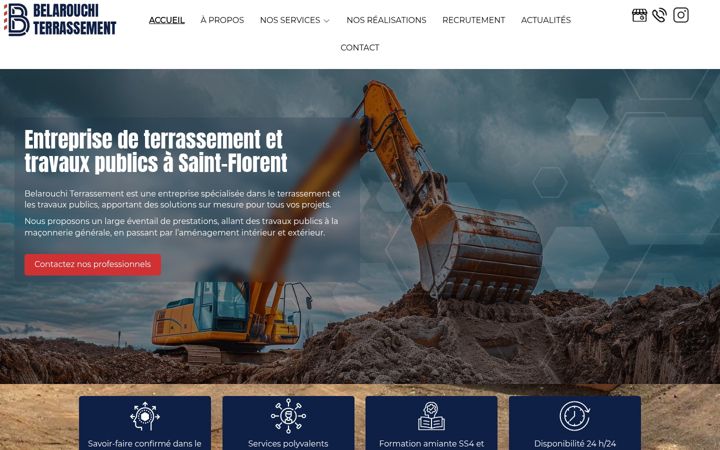 Screenshot of belarouchiterrassement.fr