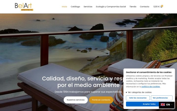 Screenshot of belartamenities.com