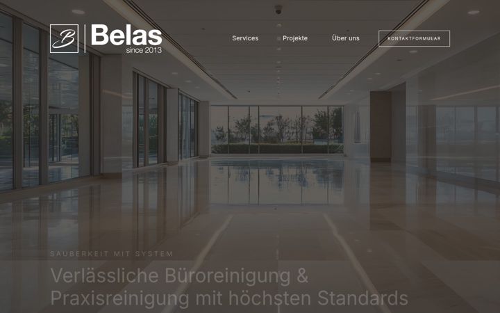 Snímek obrazovky belas.org