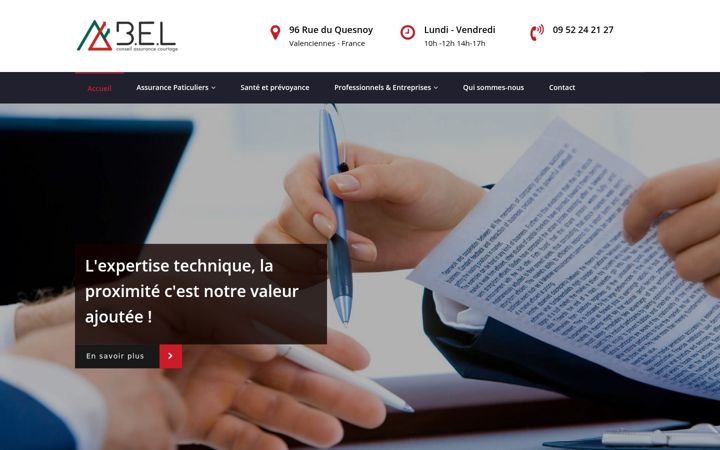 Screenshot of belassurance.fr