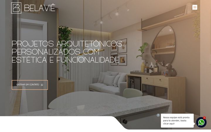 Screenshot of belaviearquitetura.com.br