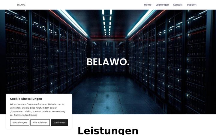 Screenshot of belawo.at