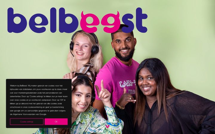 Screenshot of belbeest.nl