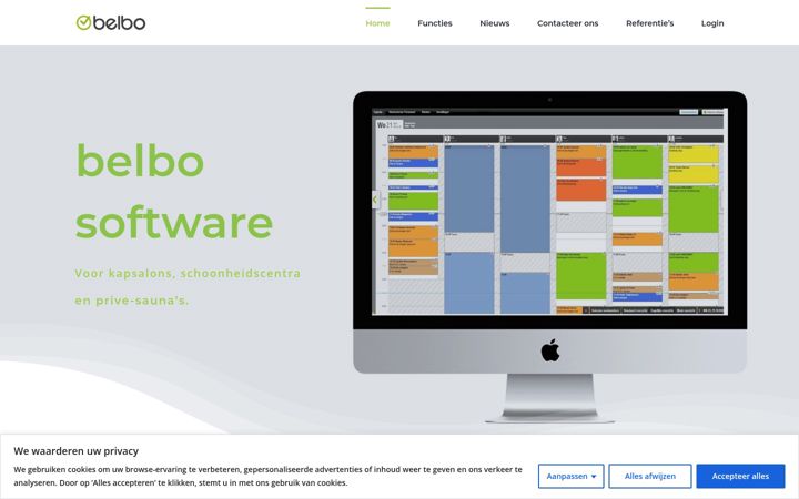 Screenshot of belbosoftware.be
