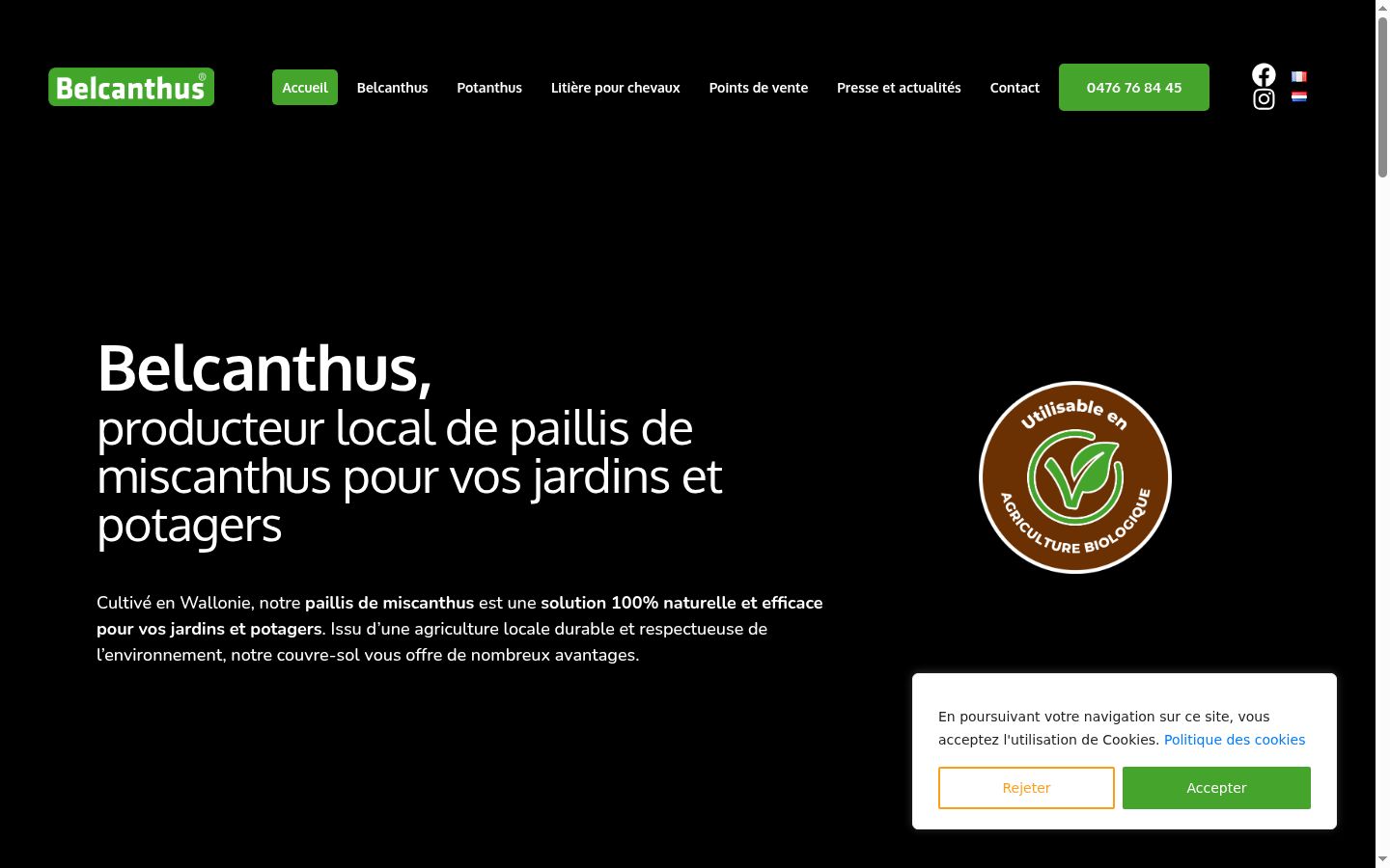 Screenshot tal-banner tal-kunsens muri qabel kwalunkwe interazzjoni