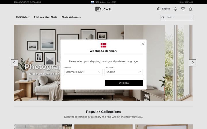 Screenshot of belcasi.com