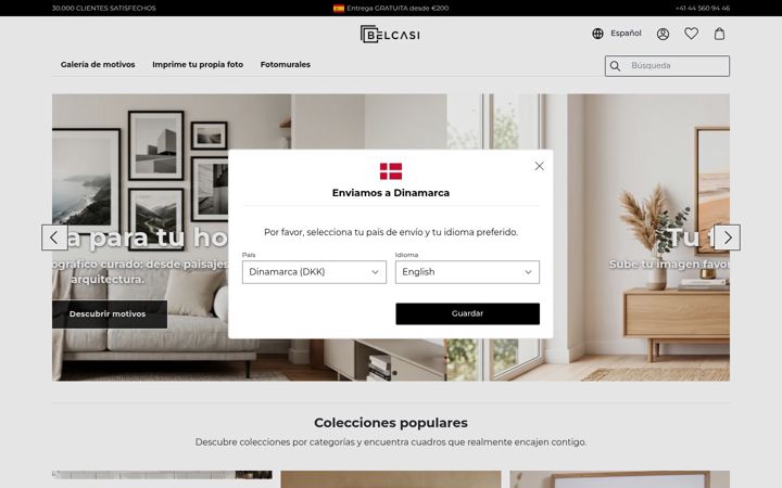 Screenshot of belcasi.es