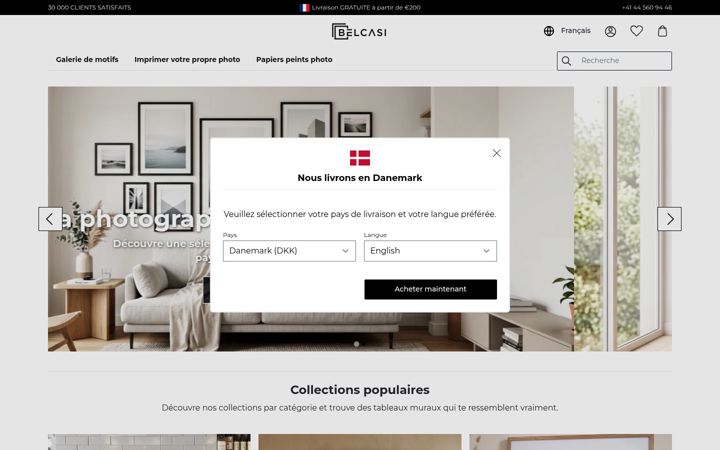 Zrzut ekranu belcasi.fr