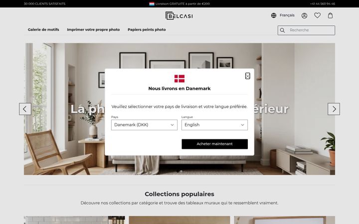 Screenshot of belcasi.lu