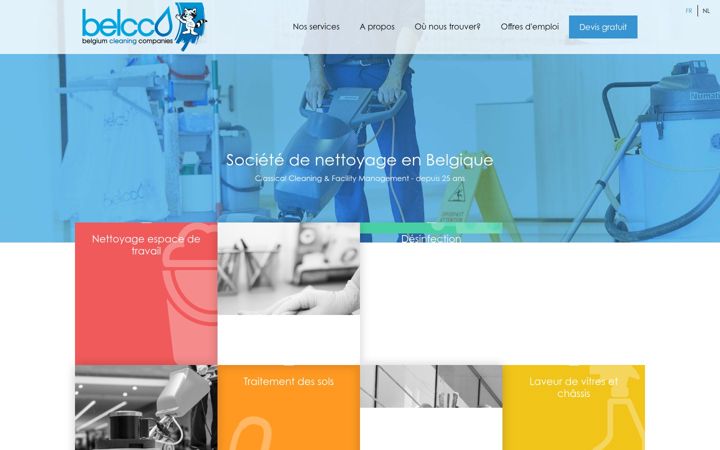 Screenshot of belcco.be