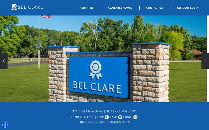 Screenshot of belclareestates.com