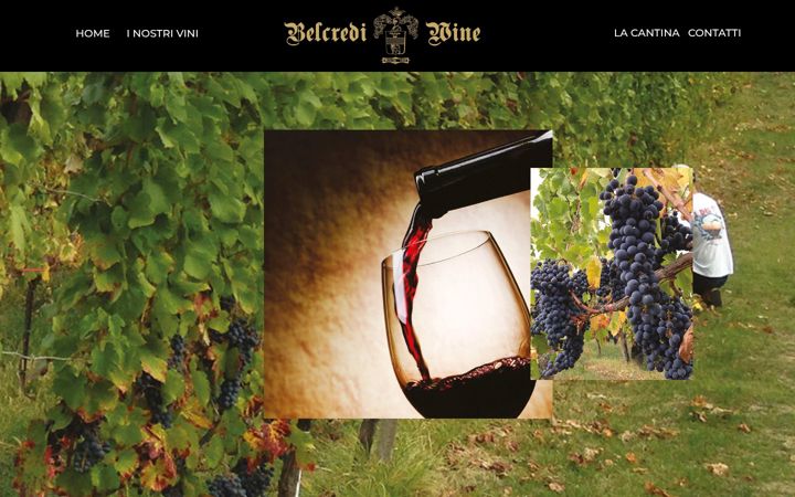 Screenshot of belcrediwine.com