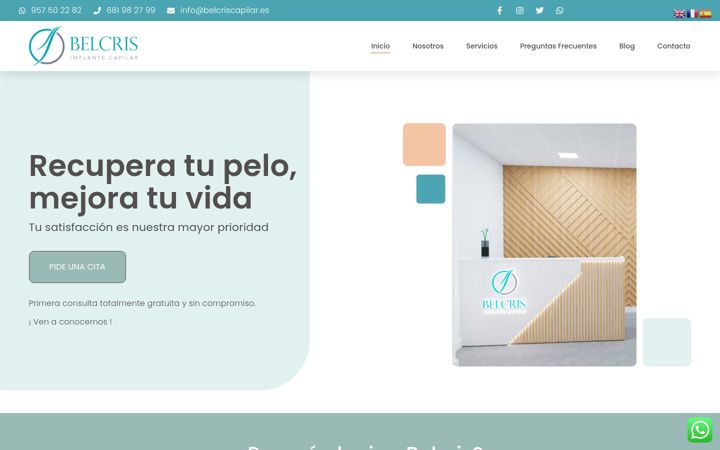 Screenshot of belcriscapilar.es