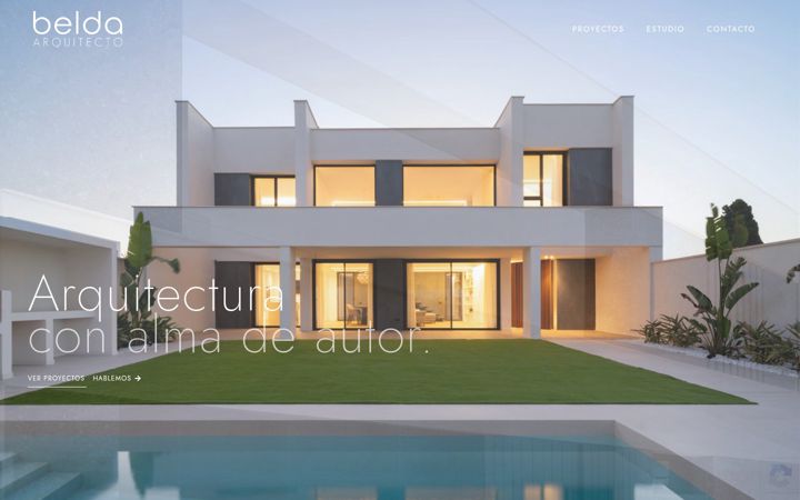 Screenshot of beldaarquitecto.com