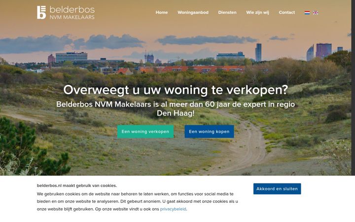 Screenshot of belderbos.nl