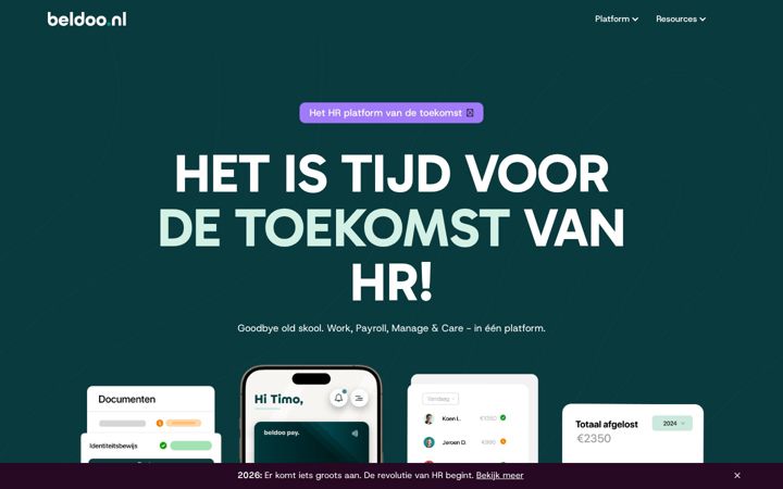 Screenshot of beldoo.nl