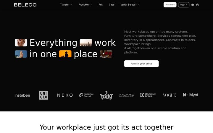 Screenshot of beleco.com