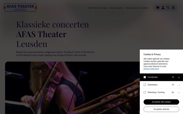 Capture d'écran de beleefdemeesterwerken.nl